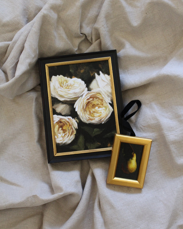 Ivory Roses Print