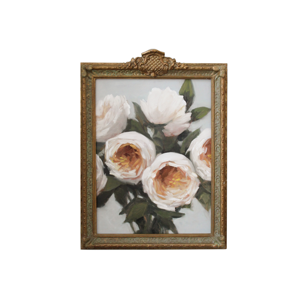 Ivory Garden Roses no.4 | 9x12"