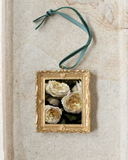 Ivory Roses Christmas Ornament