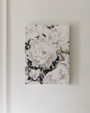 White Peony Stems | Oil on Canvas | 11x14"
