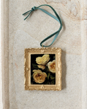 Golden Roses Christmas Ornament