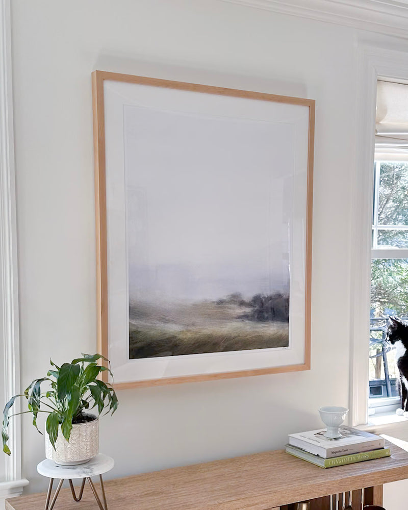 Maple Framed Print: Quiet Morning | 24x30"