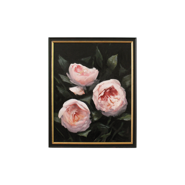 Pink Roses in Bloom | Oil on Panel | 11x14"