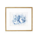 Blue Peonies no.21 | Watercolor on Paper | 11x14"