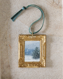 Snowy Pine Christmas Ornament