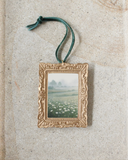 White Daisies Christmas Ornament