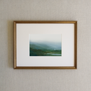 Blue Valley Landscape Art Print