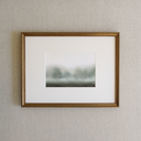 Evergreen Mist Landscape Art Print