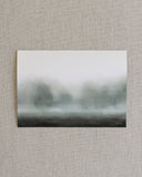 Evergreen Mist Landscape Art Print