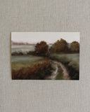 Last Days of Autumn Landscape Art Print