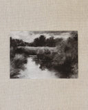 River's Edge Landscape Art Print