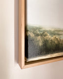 Framed Stretched Canvas Print: Misty Sunrise | 11x14"