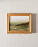 Vintage Framed Print: Pasture | 7x9"