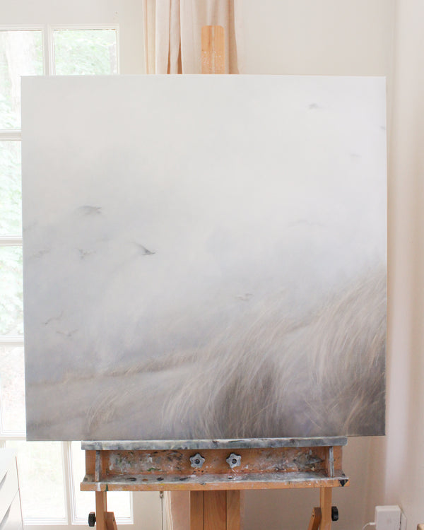 Seagulls in the Wind | 36x36"