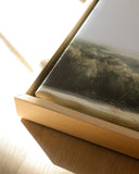 Framed Stretched Canvas Print: Misty Sunrise | 11x14"