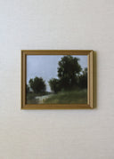 Vintage Framed Print: Rainy Sunday | 8x10"