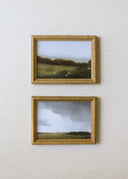 Vintage Framed Print: Umber Pastures | 5x7"