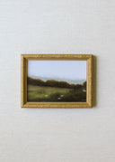 Vintage Framed Print: Umber Pastures | 5x7"