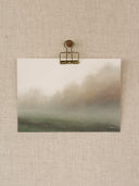 Fog in the Field Landscape Art Print