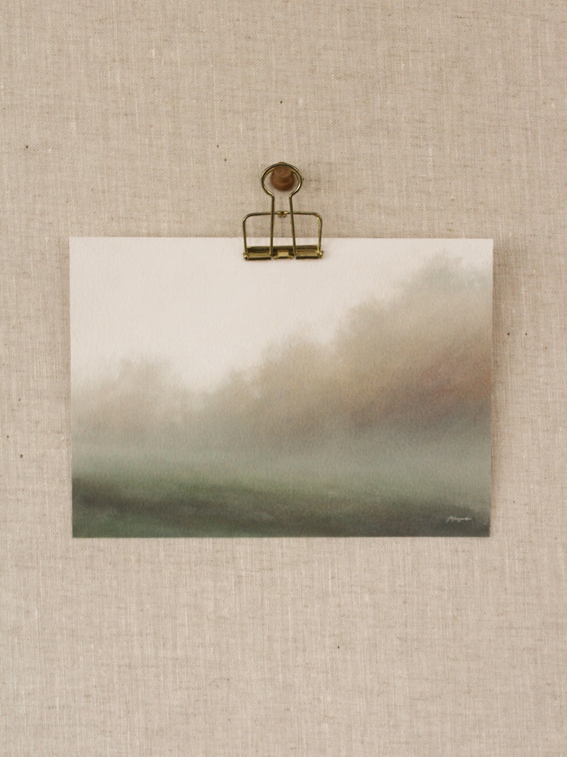 Fog in the Field Print