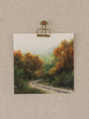 Autumn Road Landscape Art Print