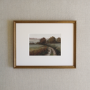 Last Days of Autumn Landscape Art Print