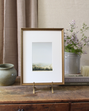 Misty Sunrise Landscape Art Print