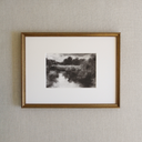 River's Edge Landscape Art Print