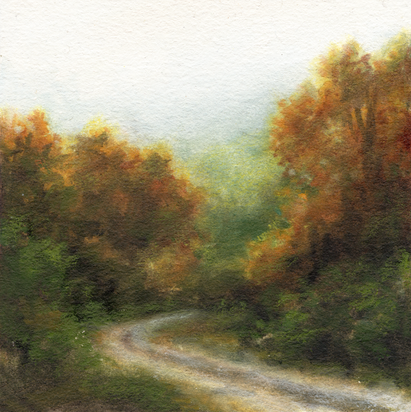 Autumn Road Print