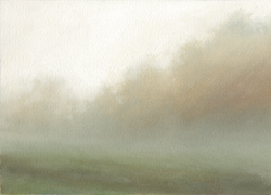 Fog in the Field Print