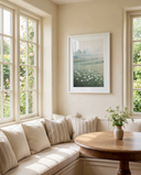 White Daisies Landscape Art Print