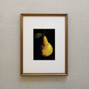 Golden Pear Art Print
