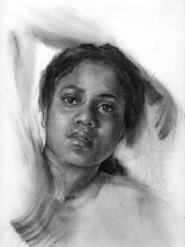 Portrait of Maxine | 9x12"