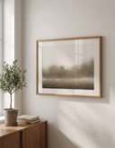 September Forest Landscape Art Print