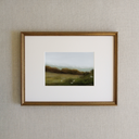 Umber Pastures Landscape Art Print