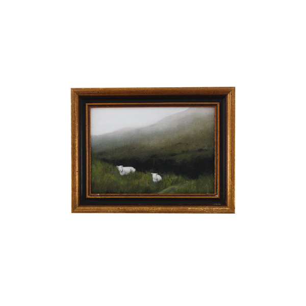 Vintage Framed Print: Mist in the North | 4.5x6.5"