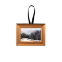 Snowy Road Christmas Ornament