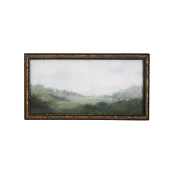 Foggy Hillside | 3.25 x 6.75