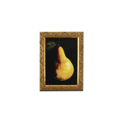 Vintage Framed Print: Pear Study no.1 | 3.5x5"