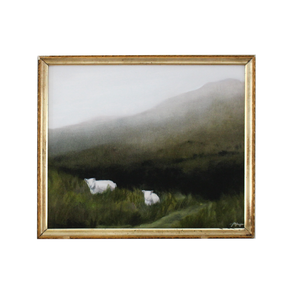 Vintage Framed Print: Mist in the North | 9.75x11.5"