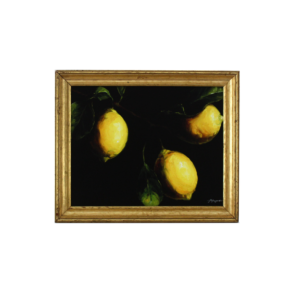 Vintage Framed Print: The Lemons | 8x10"