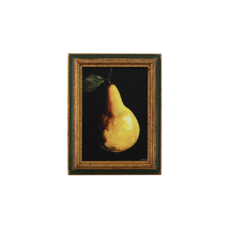 Vintage Framed Print: Pear Study no.1 | 5x7"