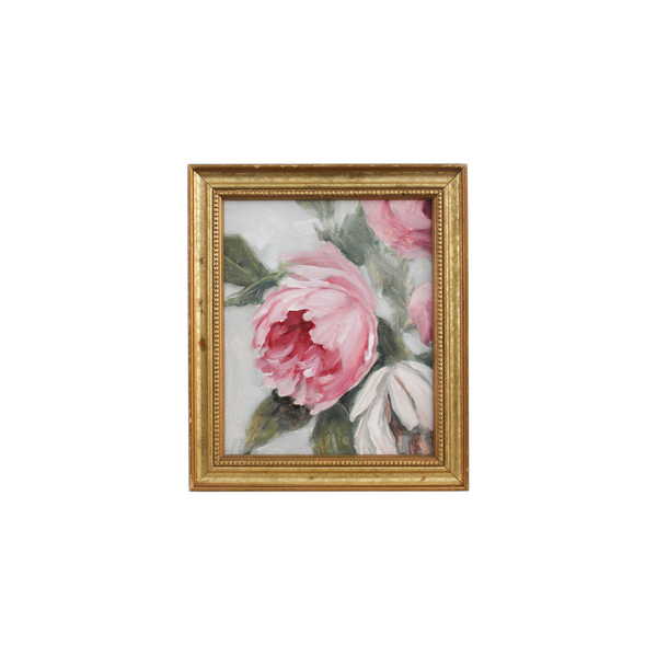 Pink Garden Roses no.3 | 5x6"