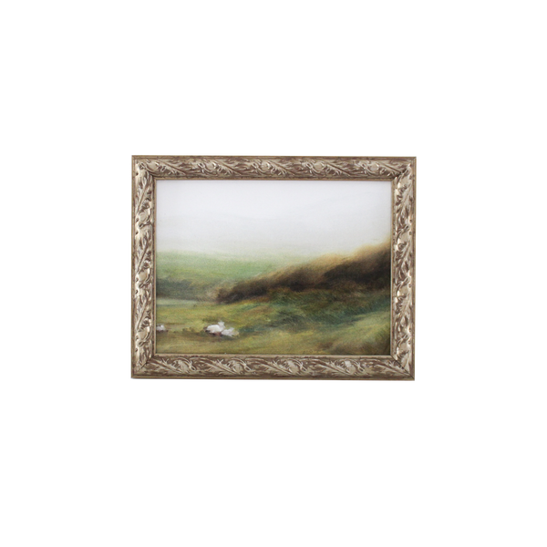 Vintage Framed Print: Pasture | 6x8"