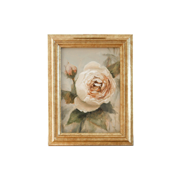 Ivory Garden Rose no.1 | 5x7"