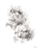 Black & White Peonies no.2 Floral Art Print