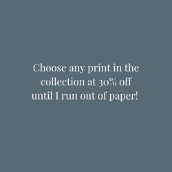 Remaining Paper Prints: 30% off