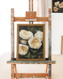 Ivory Garden Roses no.2 | 6x8"