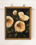 Butter Yellow Garden Roses no.2 | 8x10"