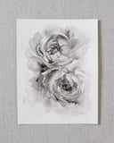 Black & White Peonies no.6 | 8x10